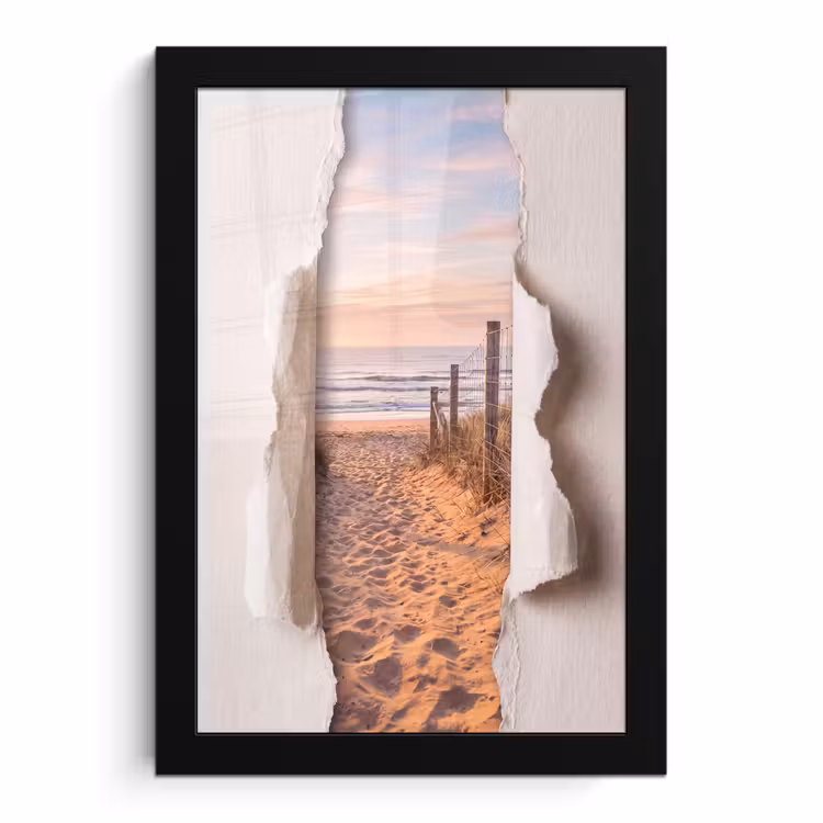 Poster met lijst - Duin - Pad - Kust — 1