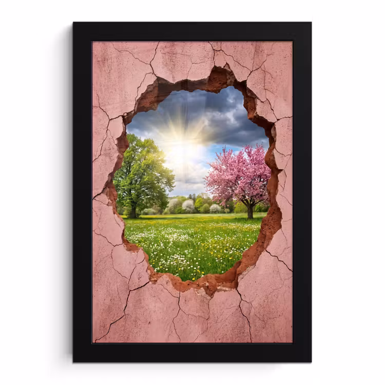 Poster met lijst - Natuur - Lente - Zon — 1