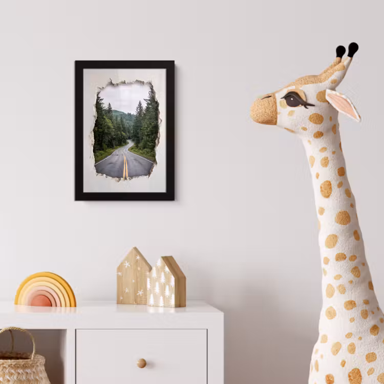 Poster met lijst - Weg - Bos - Natuur — 5