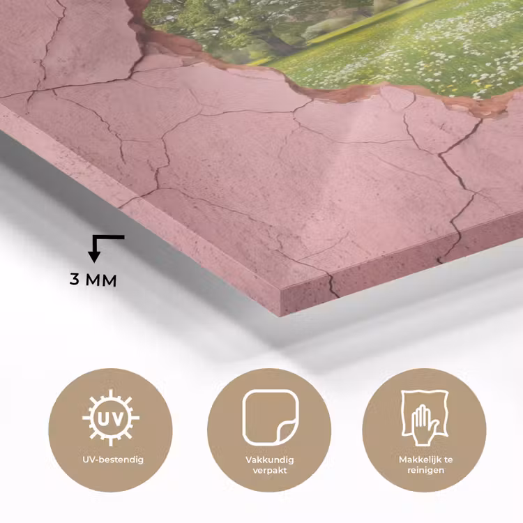 Glas schilderij - Natuur - Lente - Zon — 3