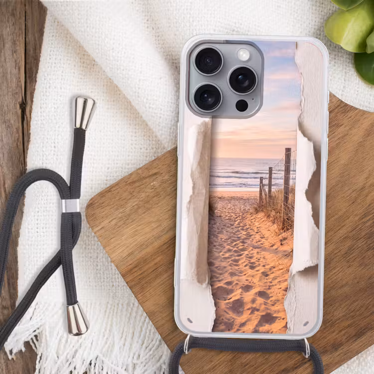 Telefoonhoesje met koord - Duin - Pad - Kust — 3