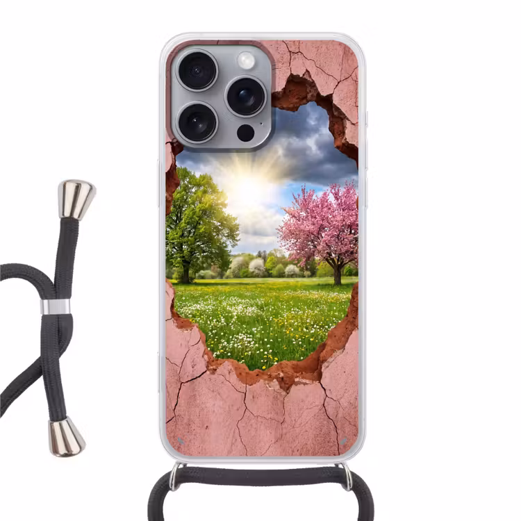 Telefoonhoesje met koord - Natuur - Lente - Zon — 1