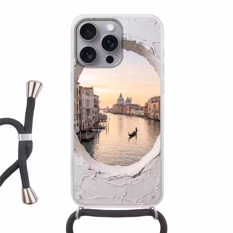 Telefoonhoesje met koord - Gondel - Kanaal - Venetië — 1
