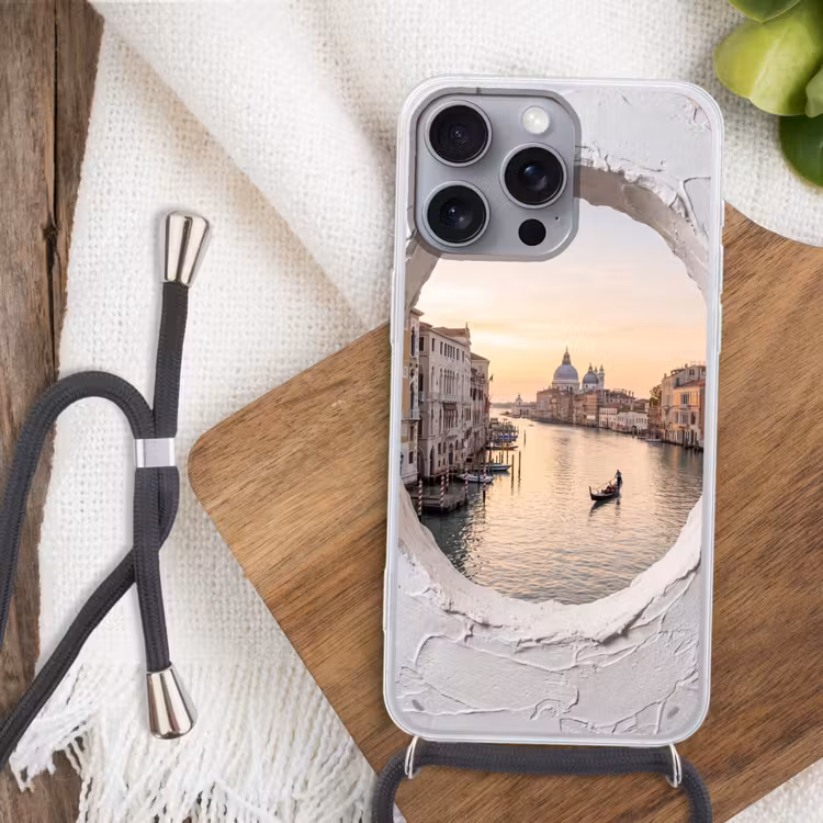 Telefoonhoesje met koord - Gondel - Kanaal - Venetië — 3