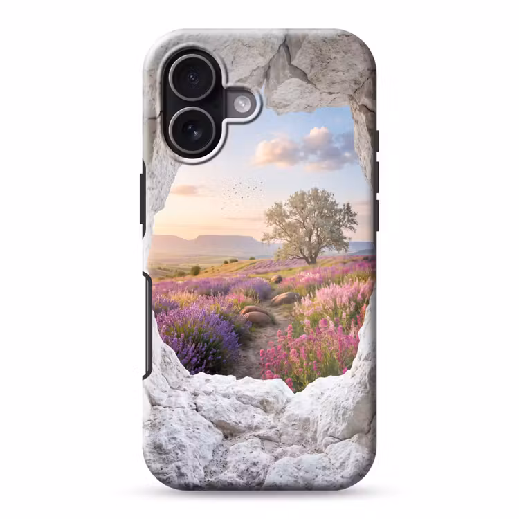 Telefoonhoesje Toughcase - Bloemen - Pad - Natuur — 1