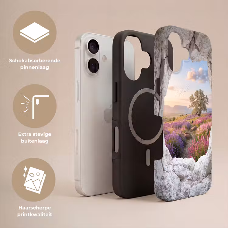 Telefoonhoesje Toughcase - Bloemen - Pad - Natuur — 3