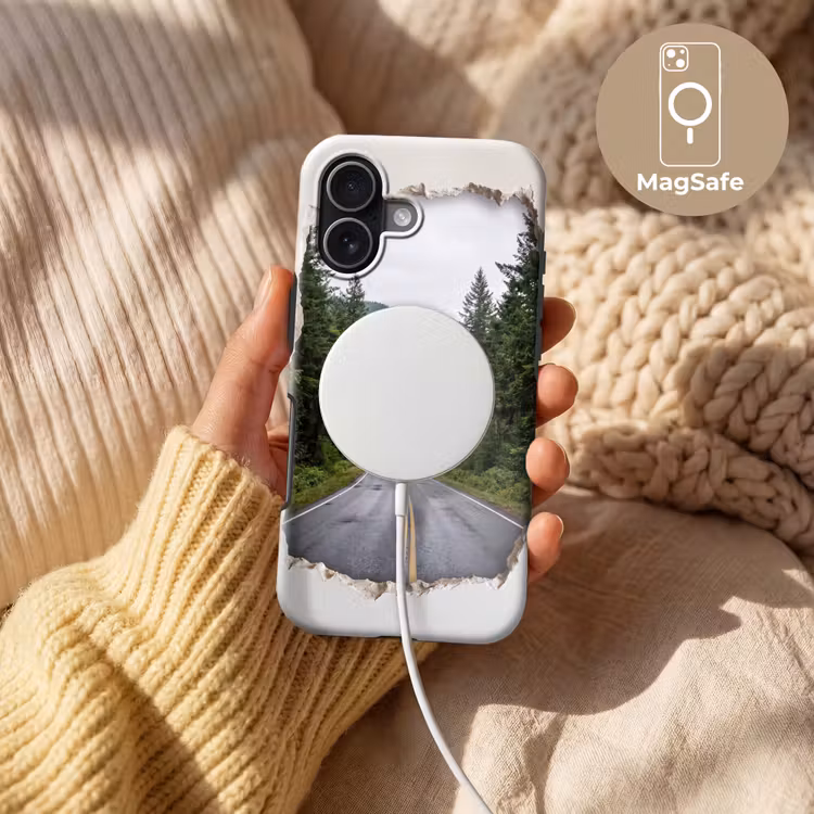 Telefoonhoesje Toughcase - Weg - Bos - Natuur — 8