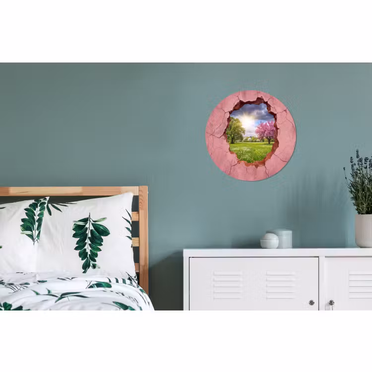 Muurcirkel aluminium - Natuur - Lente - Zon — 4