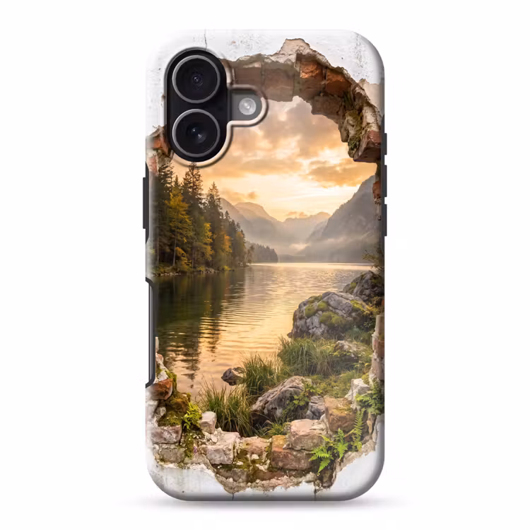 Telefoonhoesje Toughcase - Muur - Landschap - Natuur — 1