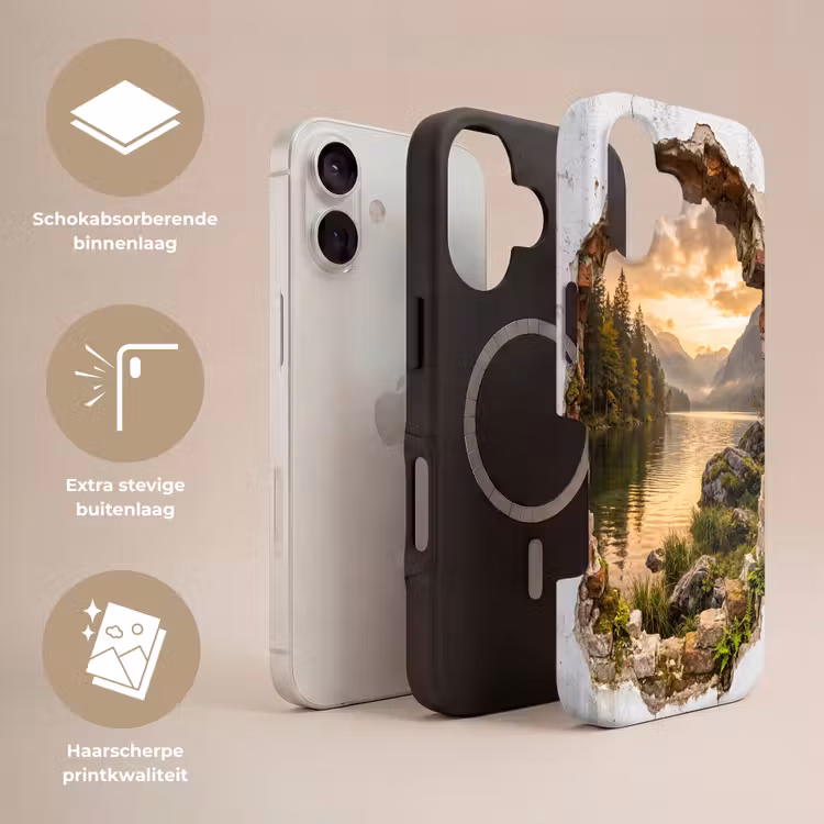 Telefoonhoesje Toughcase - Muur - Landschap - Natuur — 3