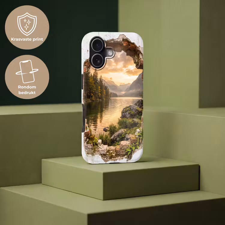 Telefoonhoesje Toughcase - Muur - Landschap - Natuur — 7