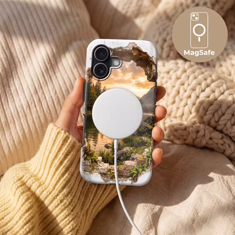 Telefoonhoesje Toughcase - Muur - Landschap - Natuur — 8