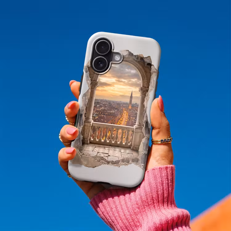 Telefoonhoesje Toughcase - Stad - Zonsondergang - Architectuur — 2