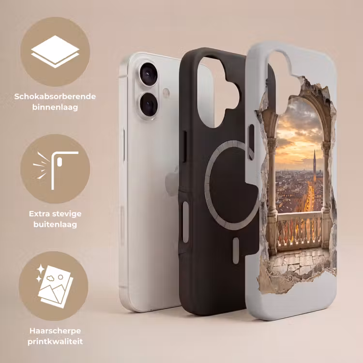 Telefoonhoesje Toughcase - Stad - Zonsondergang - Architectuur — 3