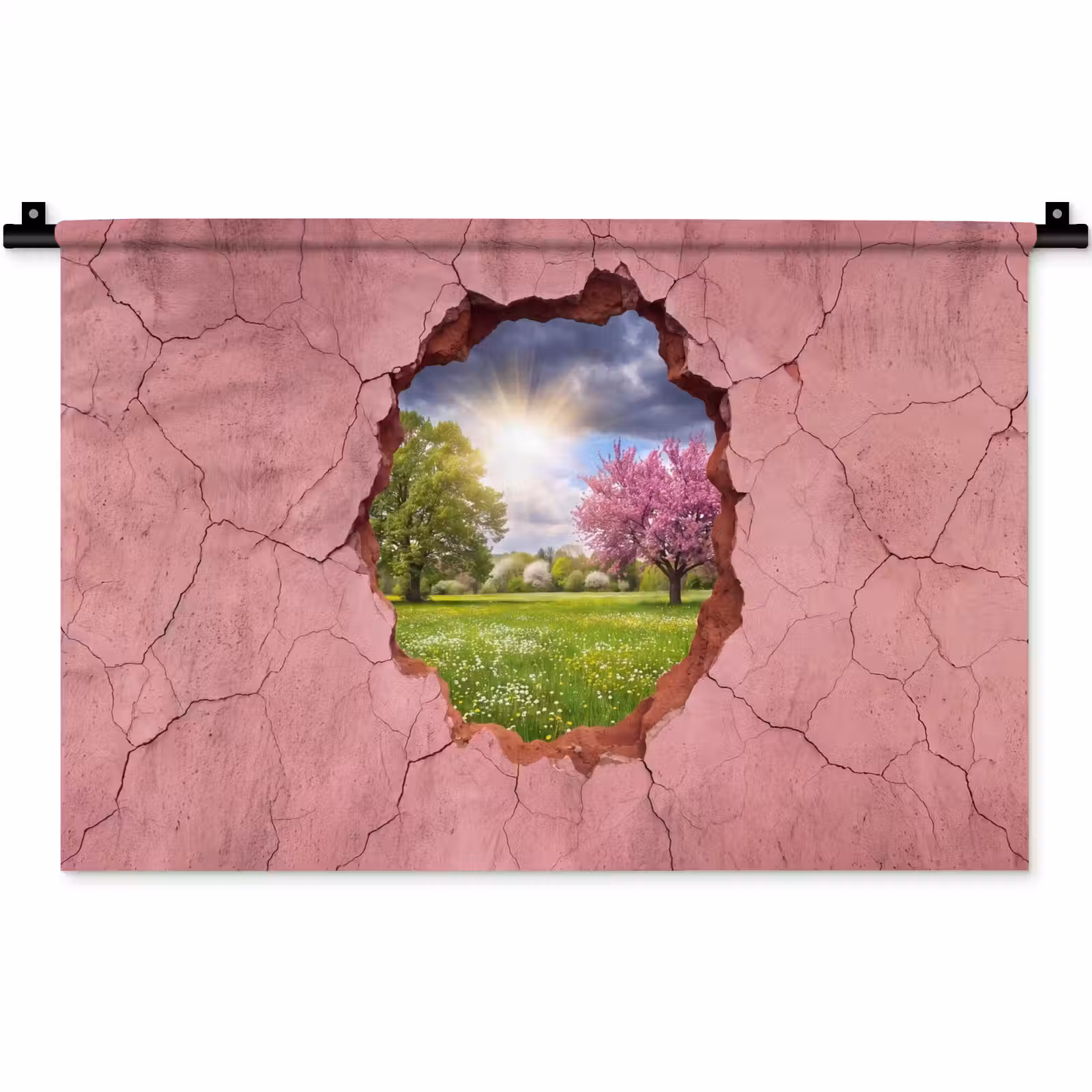 Wandkleed - Natuur - Lente - Zon — 1