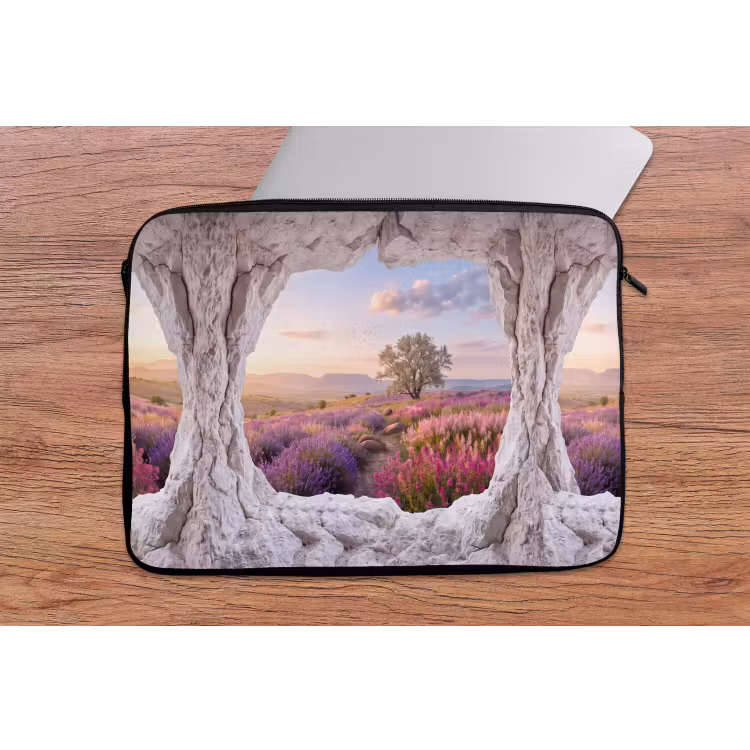 Laptophoes Bloemen - Pad - Natuur — 2
