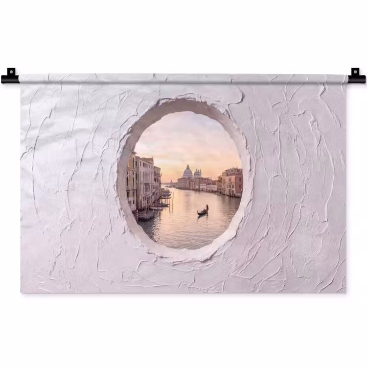 Wandkleed - Gondel - Kanaal - Venetië — 1