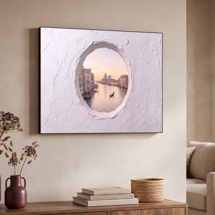Art frame - Gondel - Kanaal - Venetië — 7