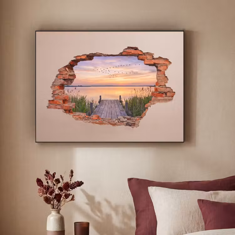 Art frame - Muur - Landschap - Illusie — 3