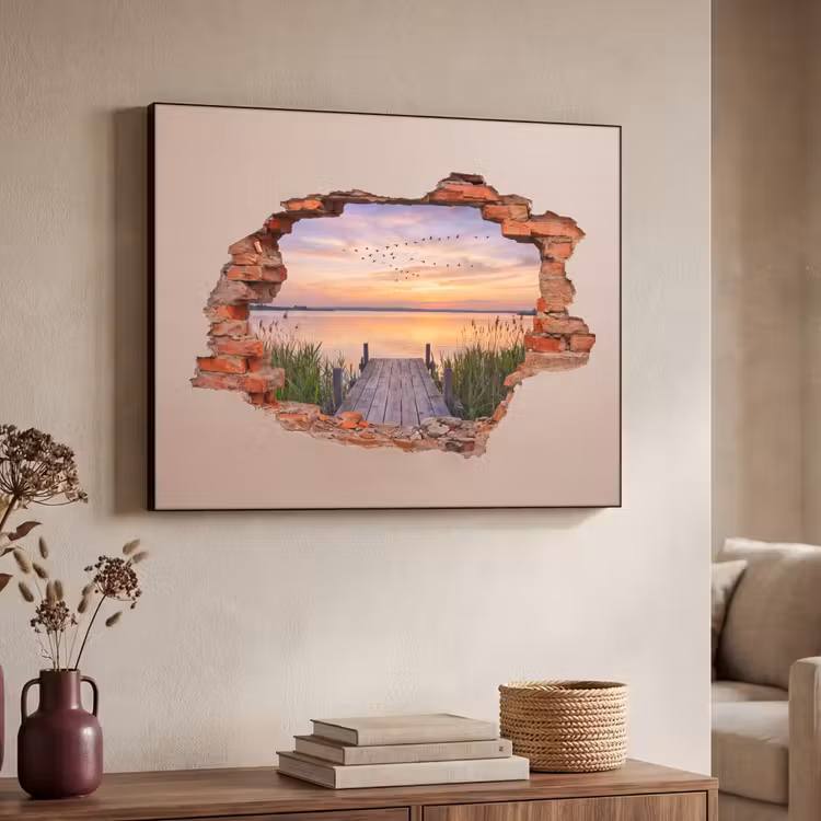 Art frame - Muur - Landschap - Illusie — 7