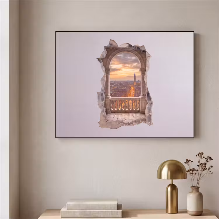 Art frame - Stad - Zonsondergang - Architectuur — 5