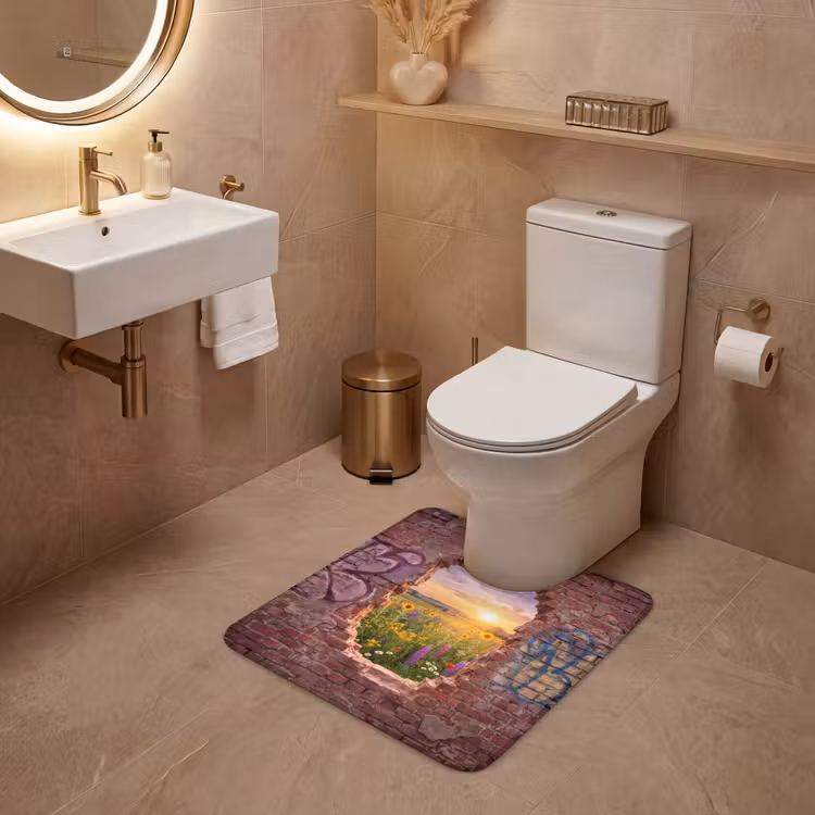 WC Mat - Bloemen - Veld - Natuur — 3