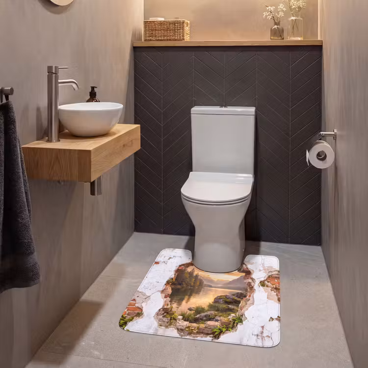 WC Mat - Muur - Landschap - Natuur — 2