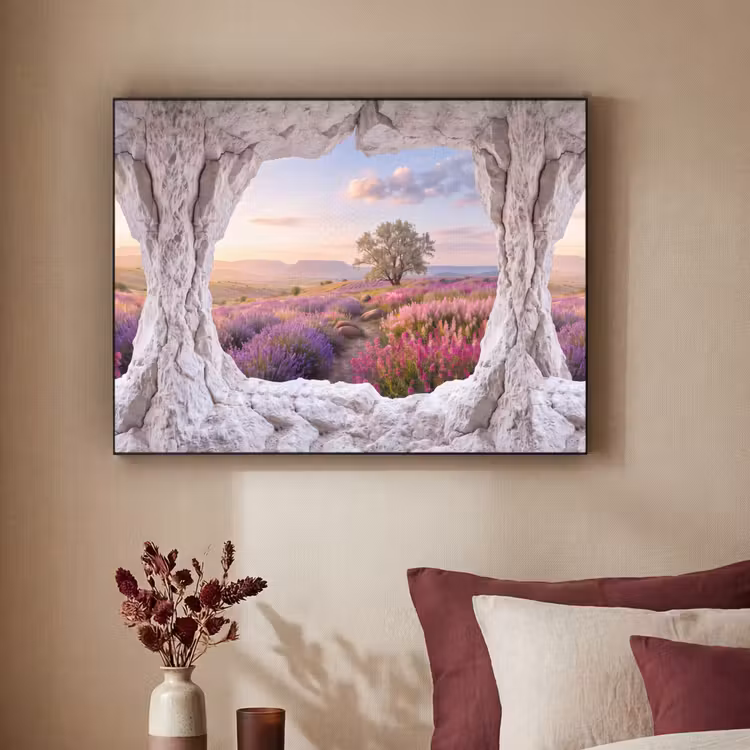Art frame - Bloemen - Pad - Natuur — 3