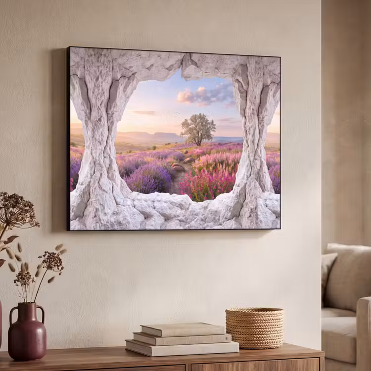 Art frame - Bloemen - Pad - Natuur — 7