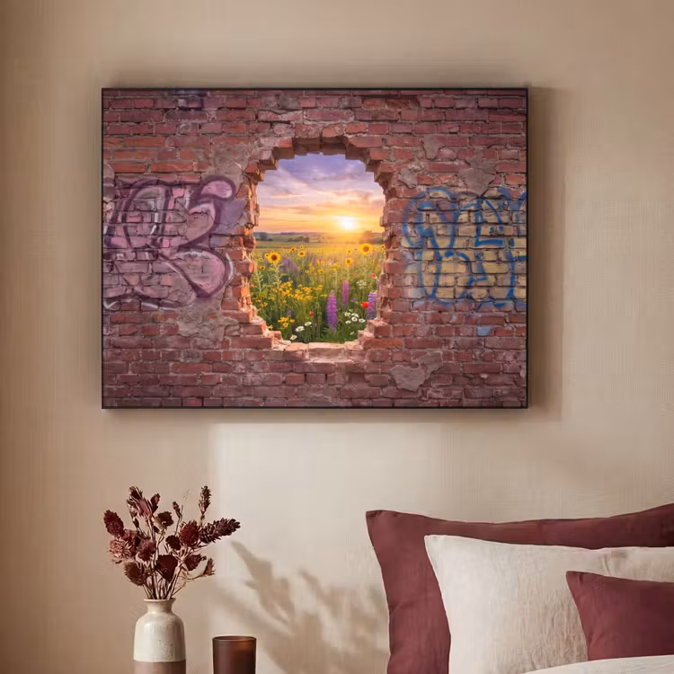 Art frame - Bloemen - Veld - Natuur — 3