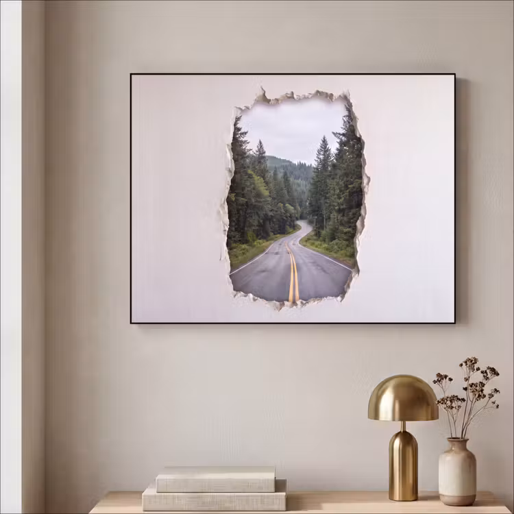 Art frame - Weg - Bos - Natuur — 5