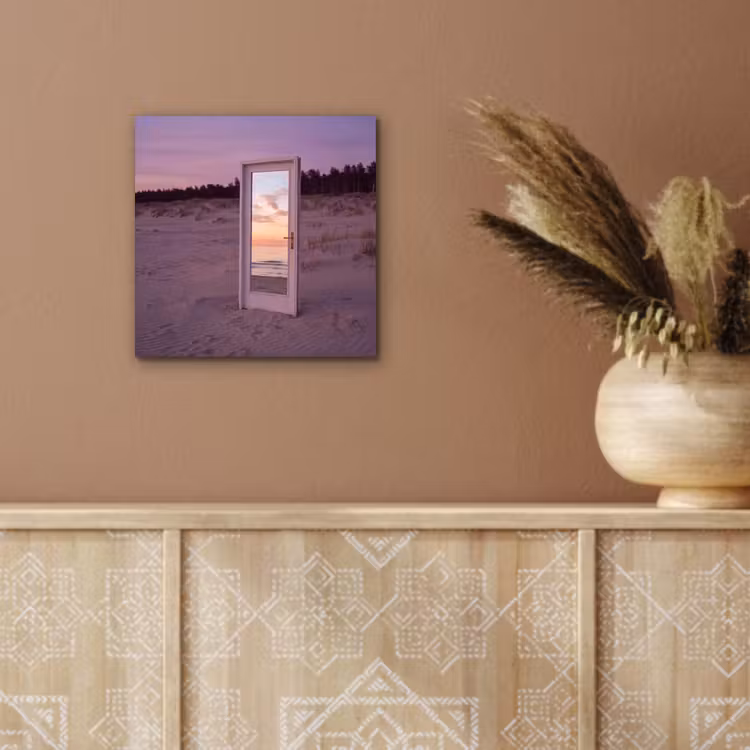 Aluminium schilderij - Spiegel - Zee - Zonsondergang — 5