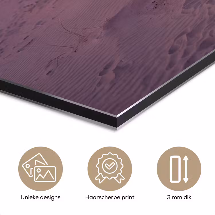 Aluminium schilderij - Spiegel - Zee - Zonsondergang — 7