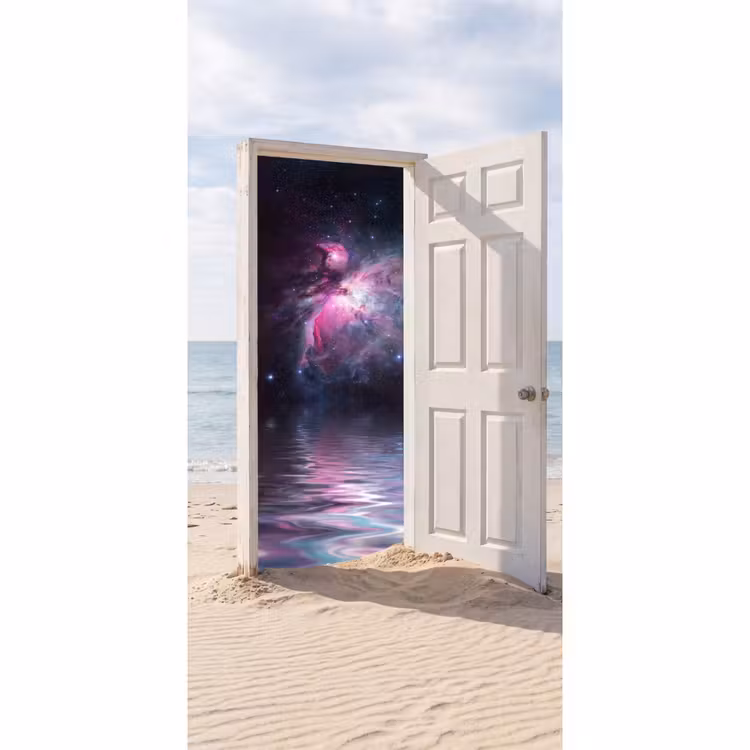 Behang - Deur - Strand - Kosmos — 2