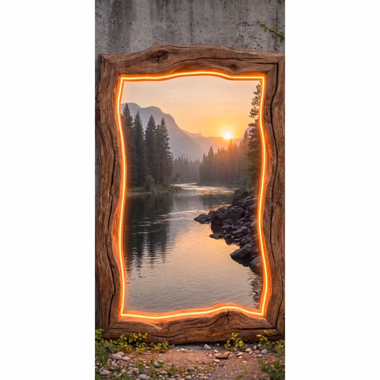 Behang - Landschap - Kader - Licht — 2