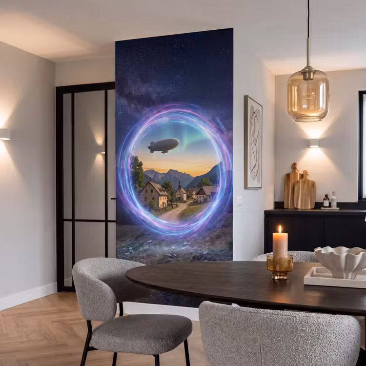 Behang - Portaal - Dorp - Fantasie — 5