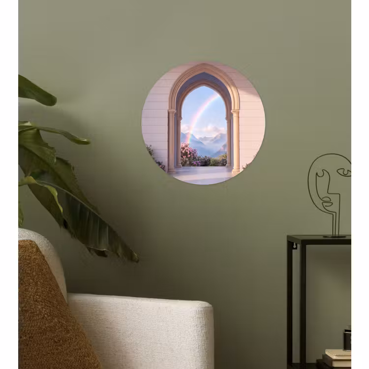 Behangcirkel - Boog - Bergen - Regenboog — 3