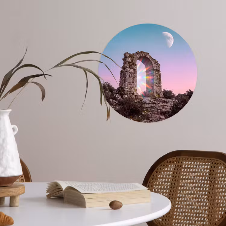 Behangcirkel - Boog - Regenboog - Maan — 4