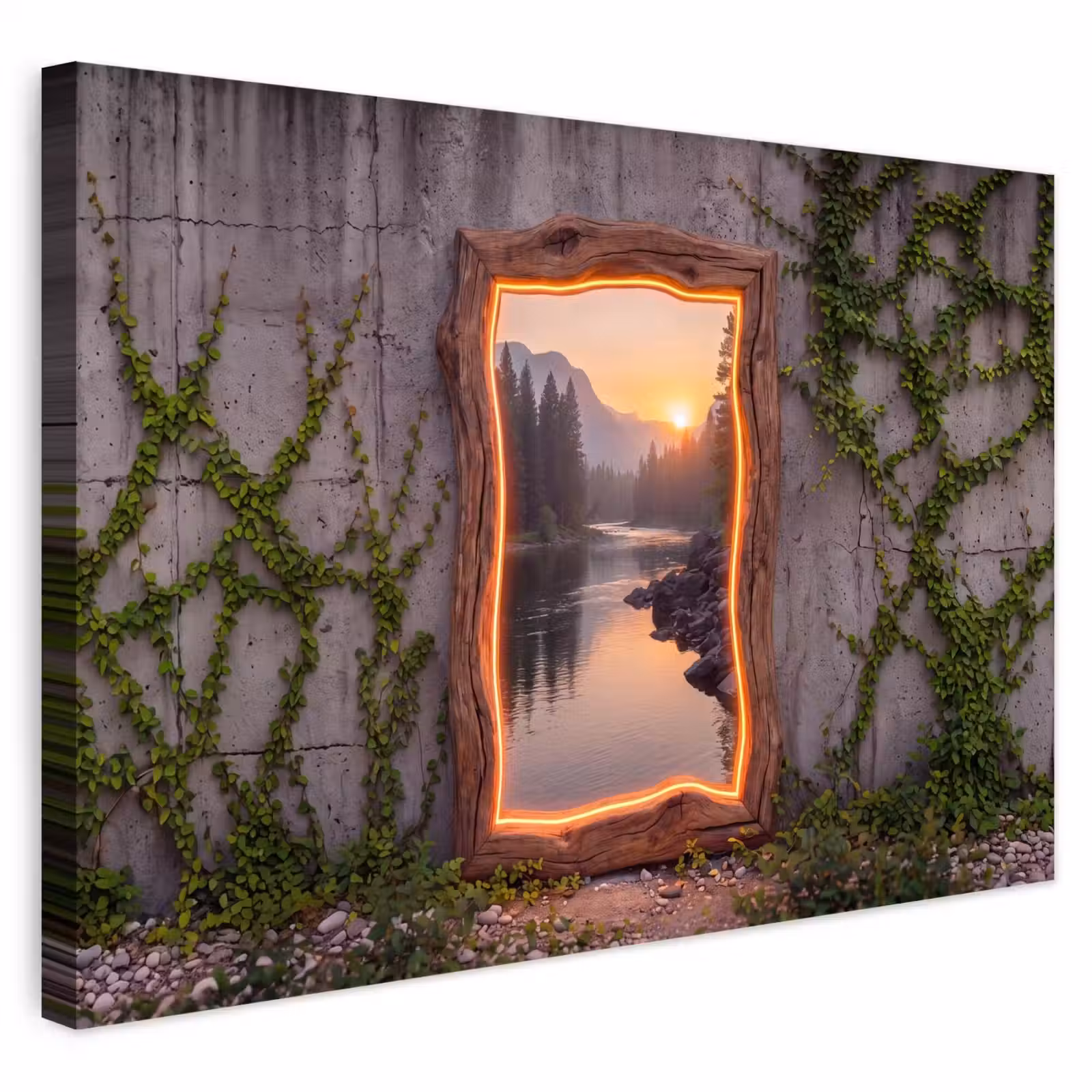 Buiten canvas - Landschap - Kader - Licht — 1