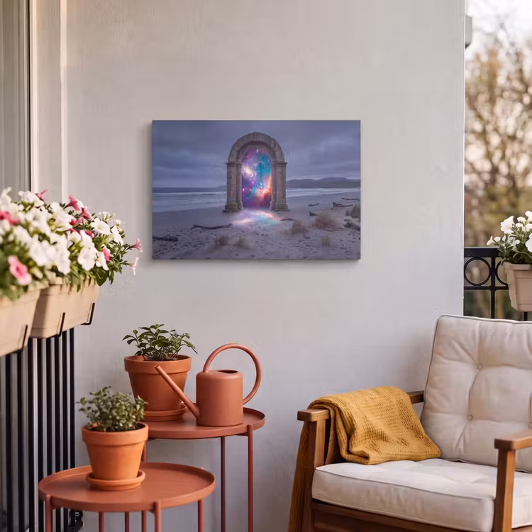 Buiten canvas - Poort - Strand - Ruimte — 3