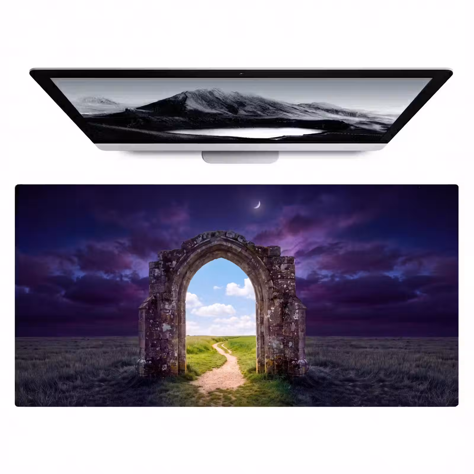 Bureau onderlegger - Boog - Landschap - Contrast — 1