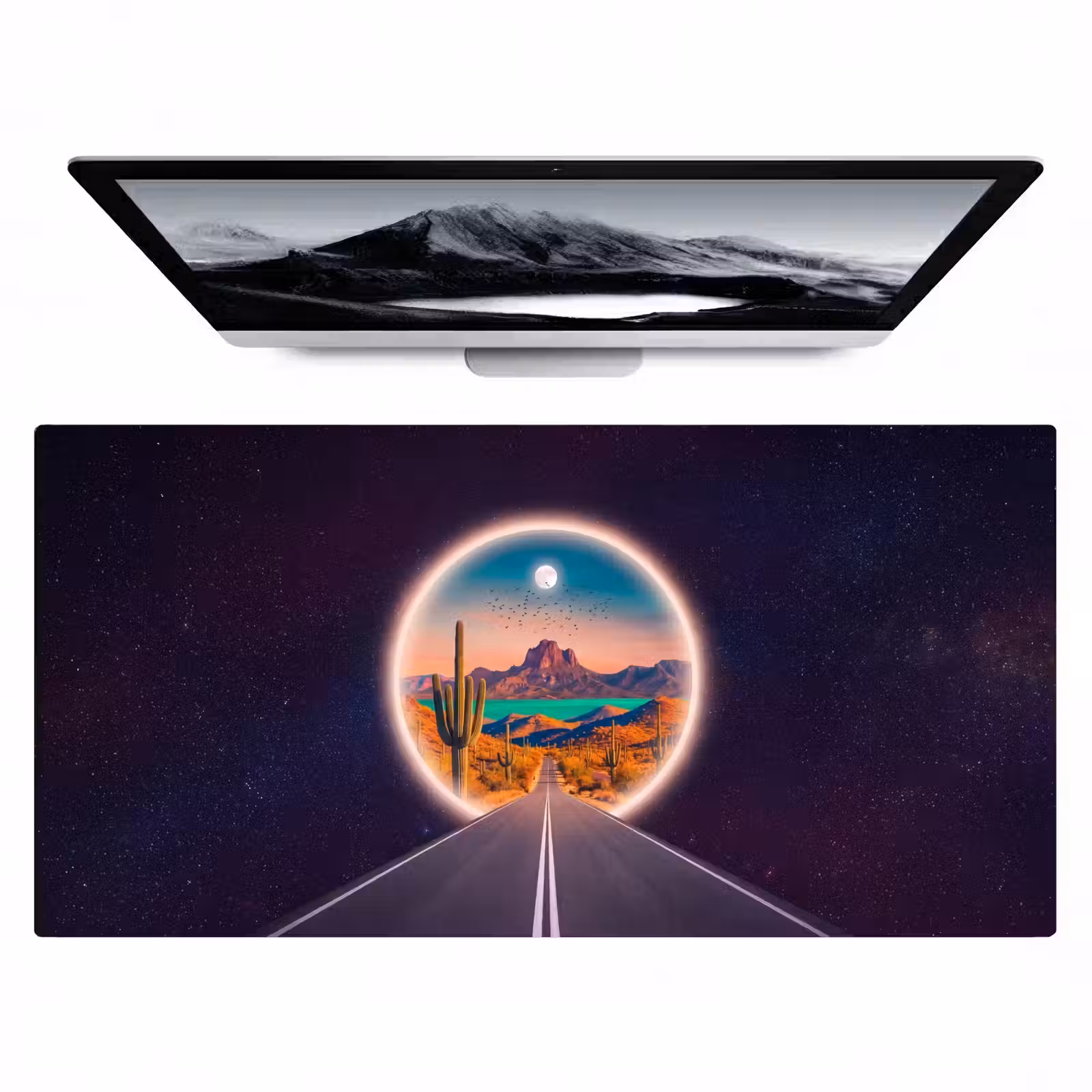 Bureau onderlegger - Weg - Woestijn - Natuur — 1