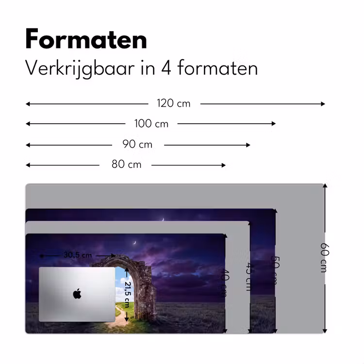 Bureau onderlegger - Boog - Landschap - Contrast — 8