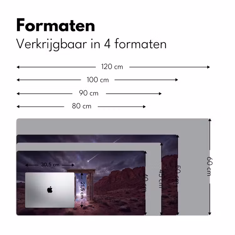 Bureau onderlegger - Deur - Melkweg - Woestijn — 8