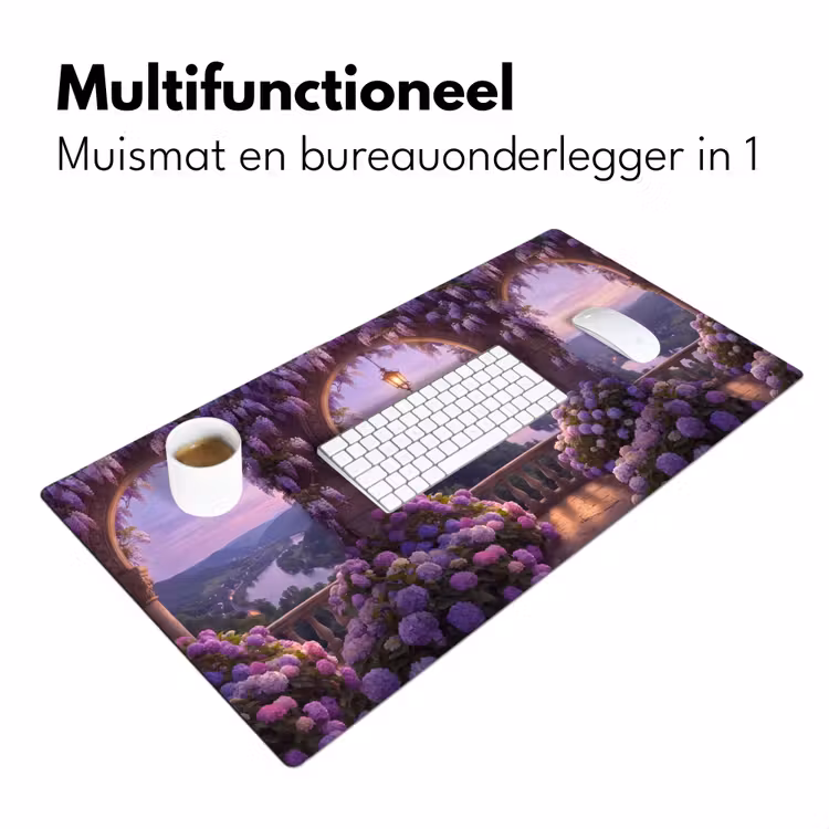 Bureau onderlegger - Kasteel - Rivier - Avond — 7