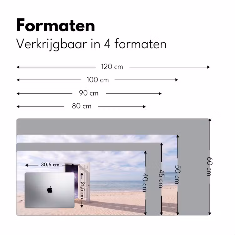 Bureau onderlegger - Deur - Strand - Kosmos — 8
