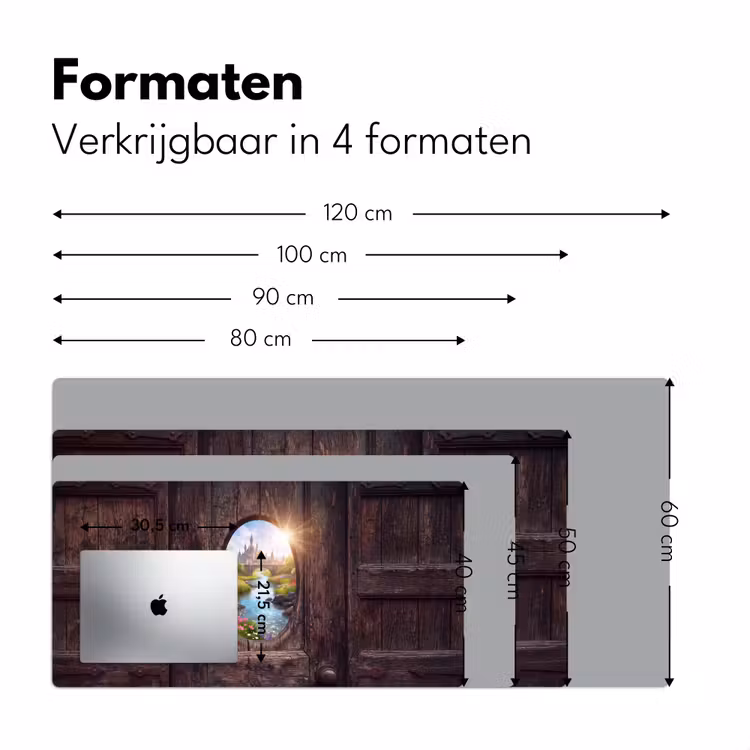 Bureau onderlegger - Kasteel - Rivier - Natuur — 8