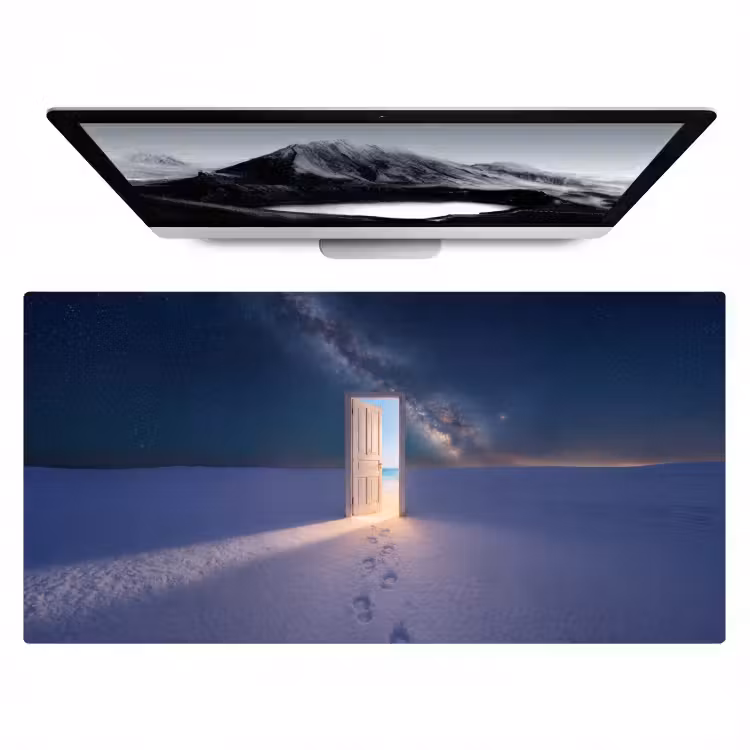 Bureau onderlegger - Deur - Sneeuw - Strand — 1