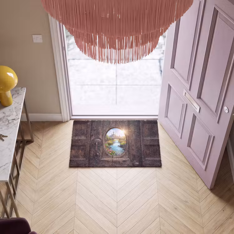 Deurmat - Kasteel - Rivier - Natuur — 4