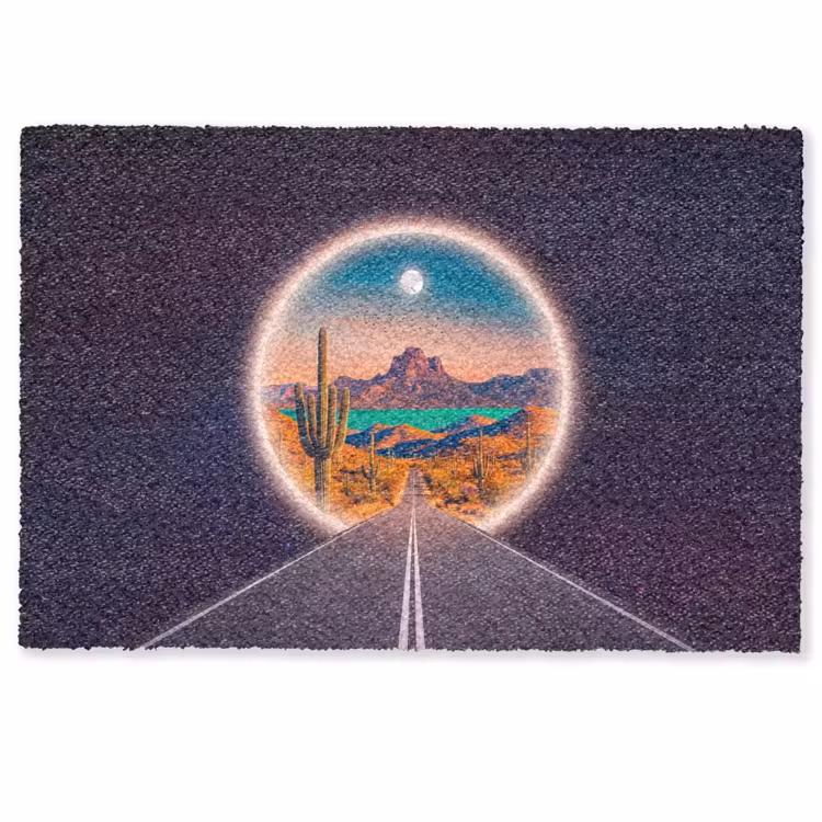 Deurmat - Weg - Woestijn - Natuur — 1